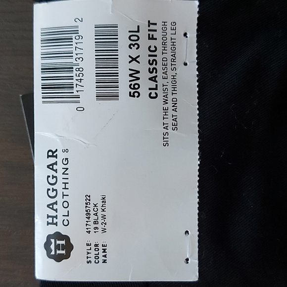 Big and Tall Haggar Work to Weekend Classic Fit Pants - Picture 7 of 7